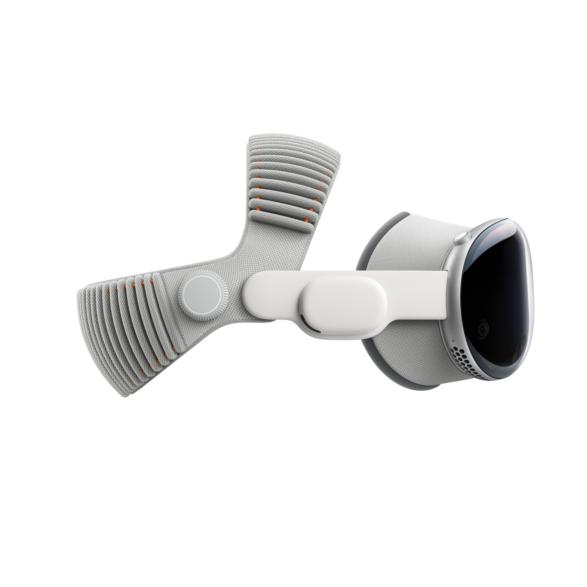 Apple Vision Pro, рама из алюминиевого сплава, в сборе с Light Seal, Audio Straps и Dual Knit Band