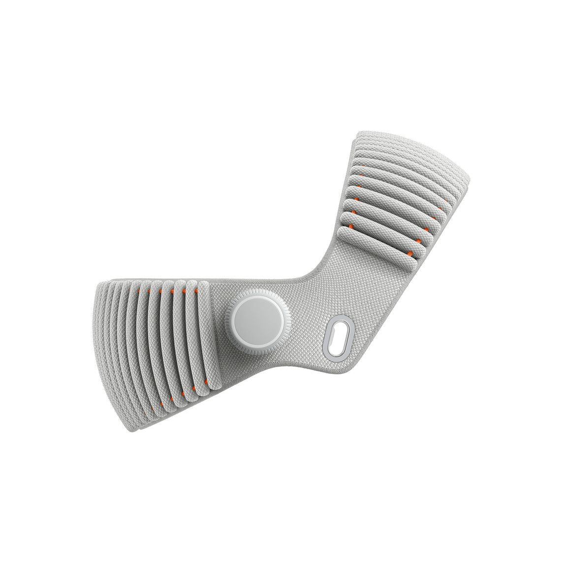 Светло-серое оголовье Apple Dual Knit Band для Apple Vision Pro.